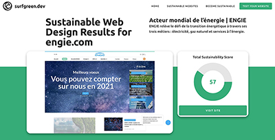 Surfgreen Sustainable Website Design and Testing